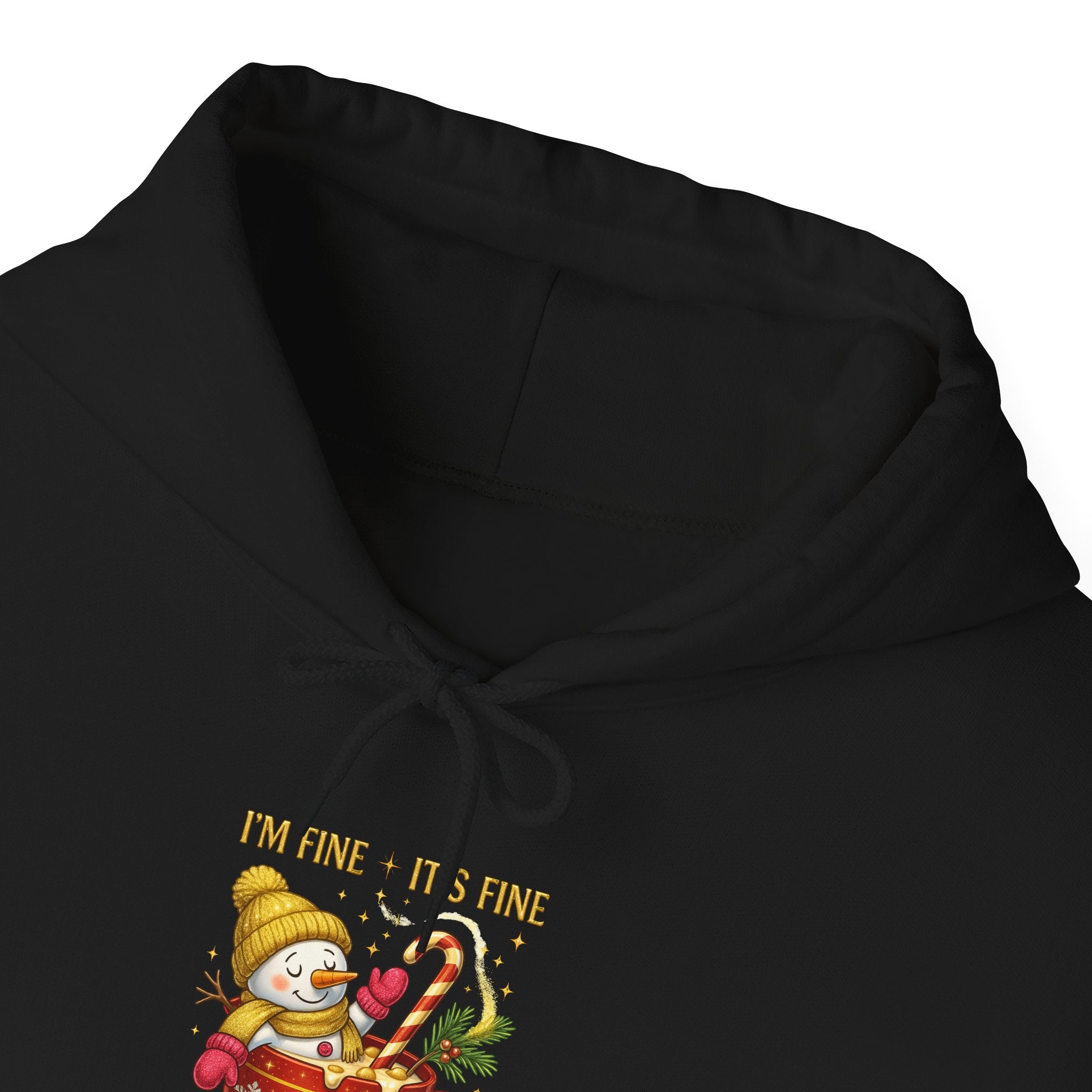 Funny Christmas Sweatshirt I "I'm Fine It's Fine Just Having a Meltdown" Snowman Hoodie