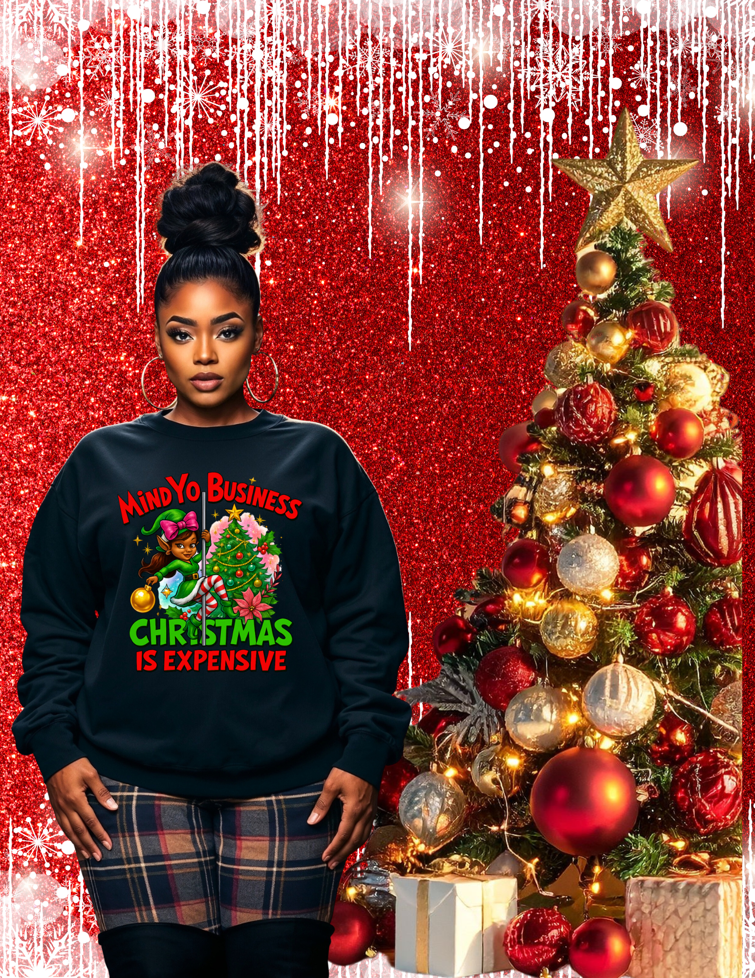 Mind Yo Business- Christmas Is Expensive Sweater