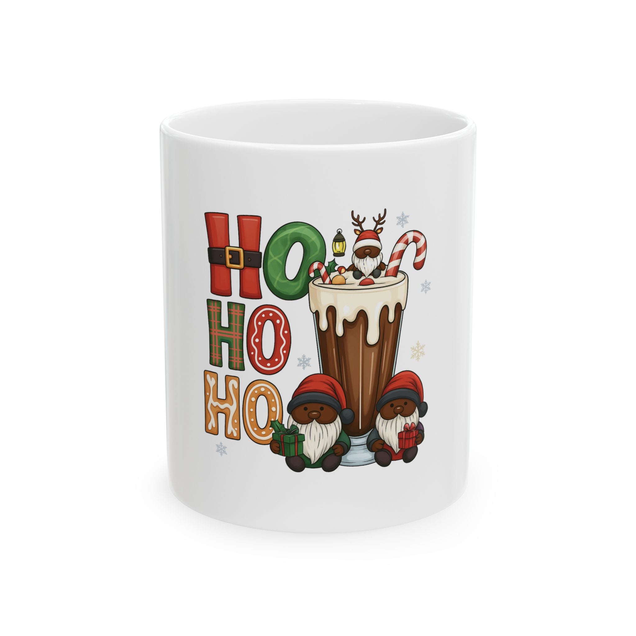 Cute Gnome Hot Cocoa Holiday Coffee Cup (11oz)